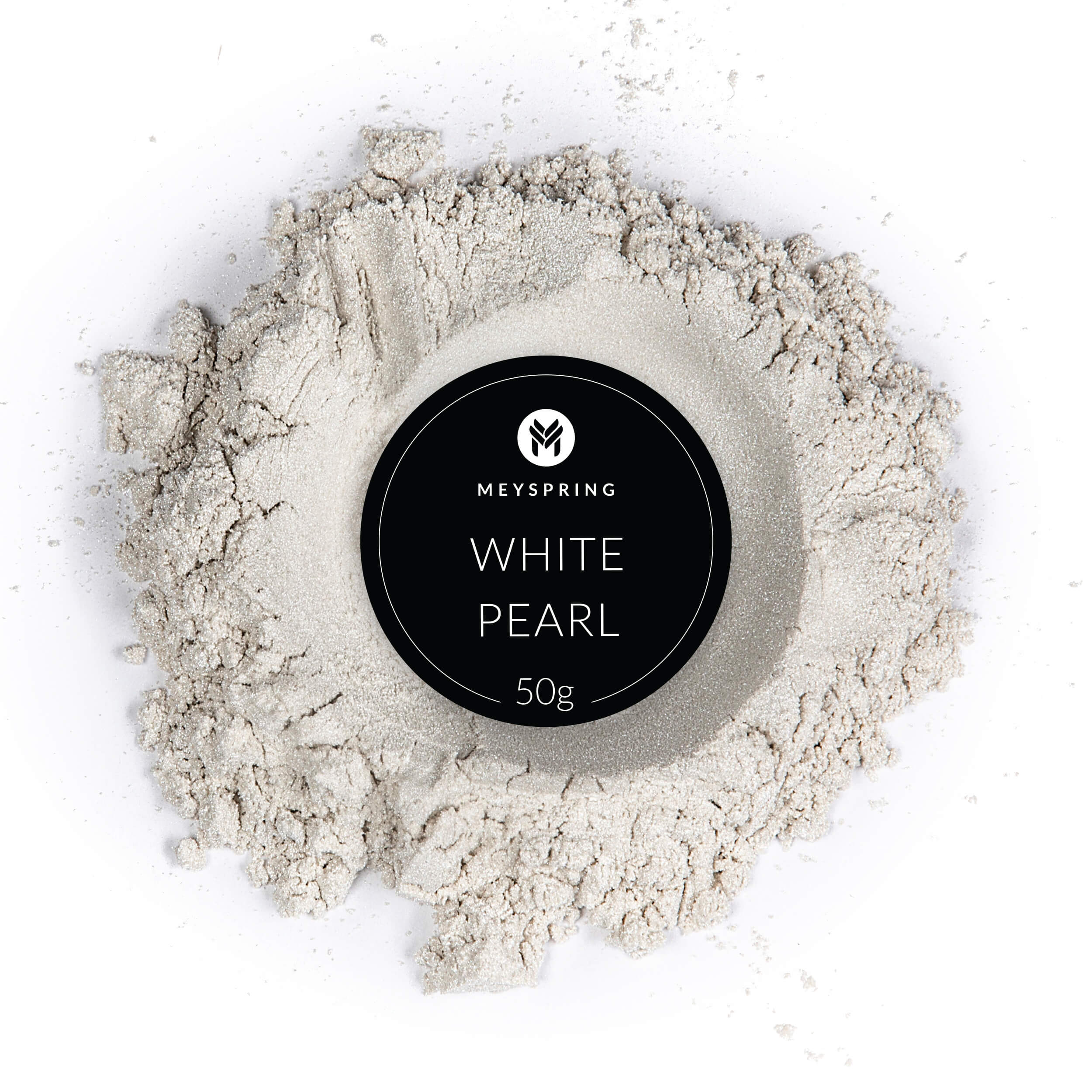 White Pearl Epoxy Resin Color Pigment - Mica Powder 50g by