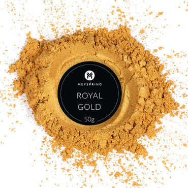 Royal Gold Epoxy Resin Color Pigment - Mica Powder 50g by MEYSPRING